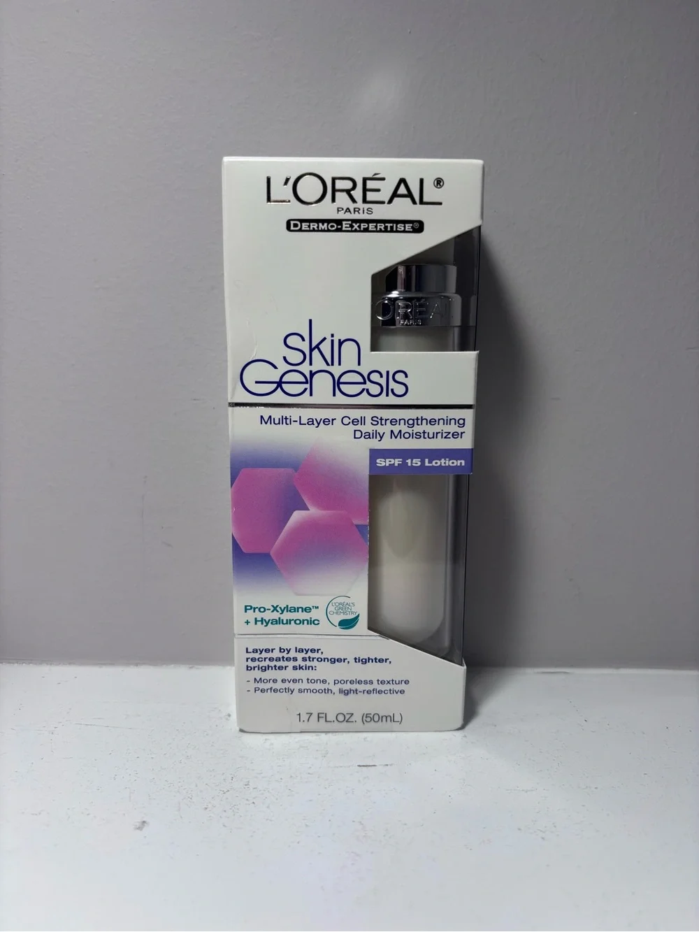 L'Oreal Skin Genesis Daily Moisturizer SPF 15 1.7 Fl Oz